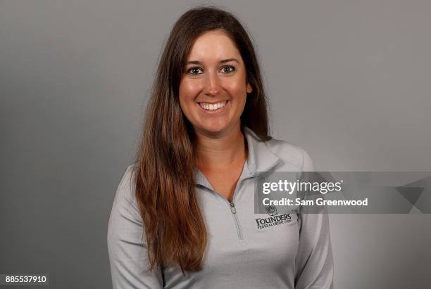 Allison Emrey of the United States poses for a portrait during LPGA Rookie Orientation at LPGA Headquarters on December 4, 2017 in Daytona Beach,...