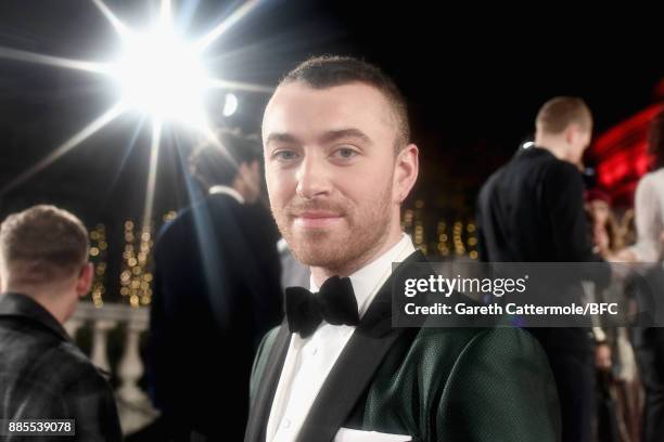 Sam Smith attends The Fashion Awards 2017 in partnership with Swarovski at Royal Albert Hall on December 4, 2017 in London, England.