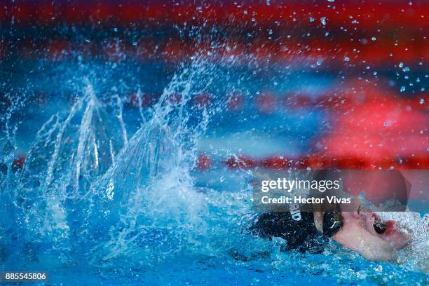 Ihar Boki of Bielorussia competes in Men´s 100 m Backstroke S13 during day 1 of the Para Swimming World Championship Mexico City 2017 at Francisco...