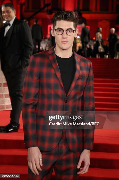 Isaac Carew attends The Fashion Awards 2017 in partnership with Swarovski at Royal Albert Hall on December 4, 2017 in London, England.