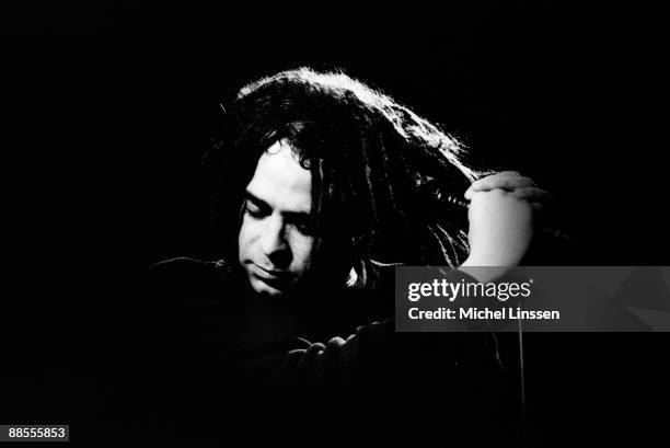 Adam Duritz singer with American band Counting Crows performs on stage in the Netherlands in 1994.