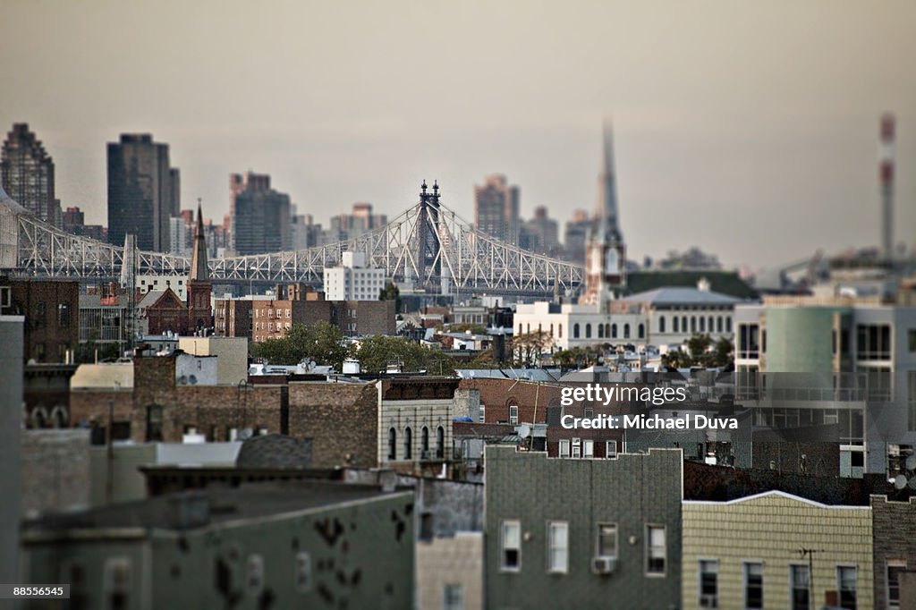 59th street bridge viewed from brooklyn