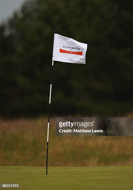 General view of a pin flag during the Glenmuir PGA Professional Championship at Dundonald Links on June 18, 2009 in Dundonald, Scotland.
