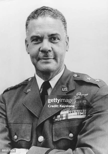 United States Air Force Lieutenant General Benjamin O. Davis, Jr. , 16th April 1968.