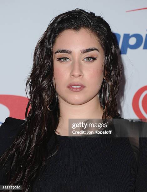 Lauren Jauregui of Fifth Harmony attends 102.7 KIIS FM's Jingle Ball 2017 at The Forum on December 1, 2017 in Inglewood, California.