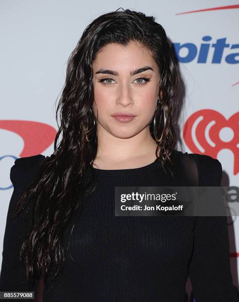 Lauren Jauregui of Fifth Harmony attends 102.7 KIIS FM's Jingle Ball 2017 at The Forum on December 1, 2017 in Inglewood, California.