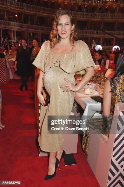 Charlotte Dellal attends a drinks reception ahead of The Fashion Awards 2017 in partnership with Swarovski at Royal Albert Hall on December 4, 2017...