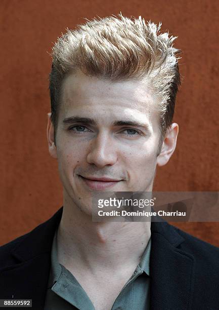 Actor Hayden Christensen attends the French Open 2009 at Roland Garros on May 29, 2009 in Paris, France.