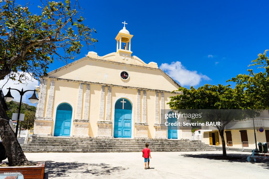 Saint-Annes church Capesterre, Marie-Galante, Guadeloupe, France