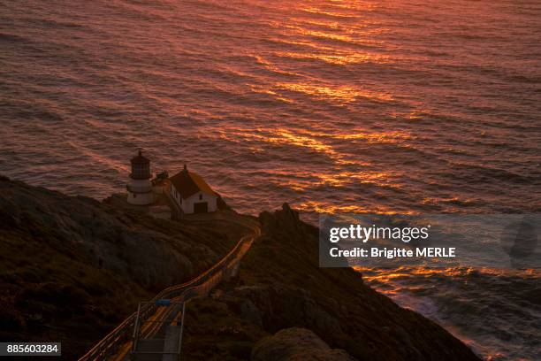 Point Reyes Sunset 165 Point Reyes Lighthouse Stock Photos, High-Res Pictures, and Images ...