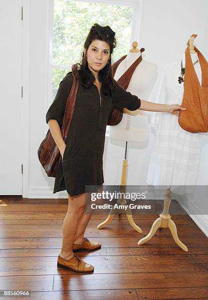 Actress Marisa Tomei at Roseark Presents Bird Handbags on June 17, 2009 in West Hollywood, California.