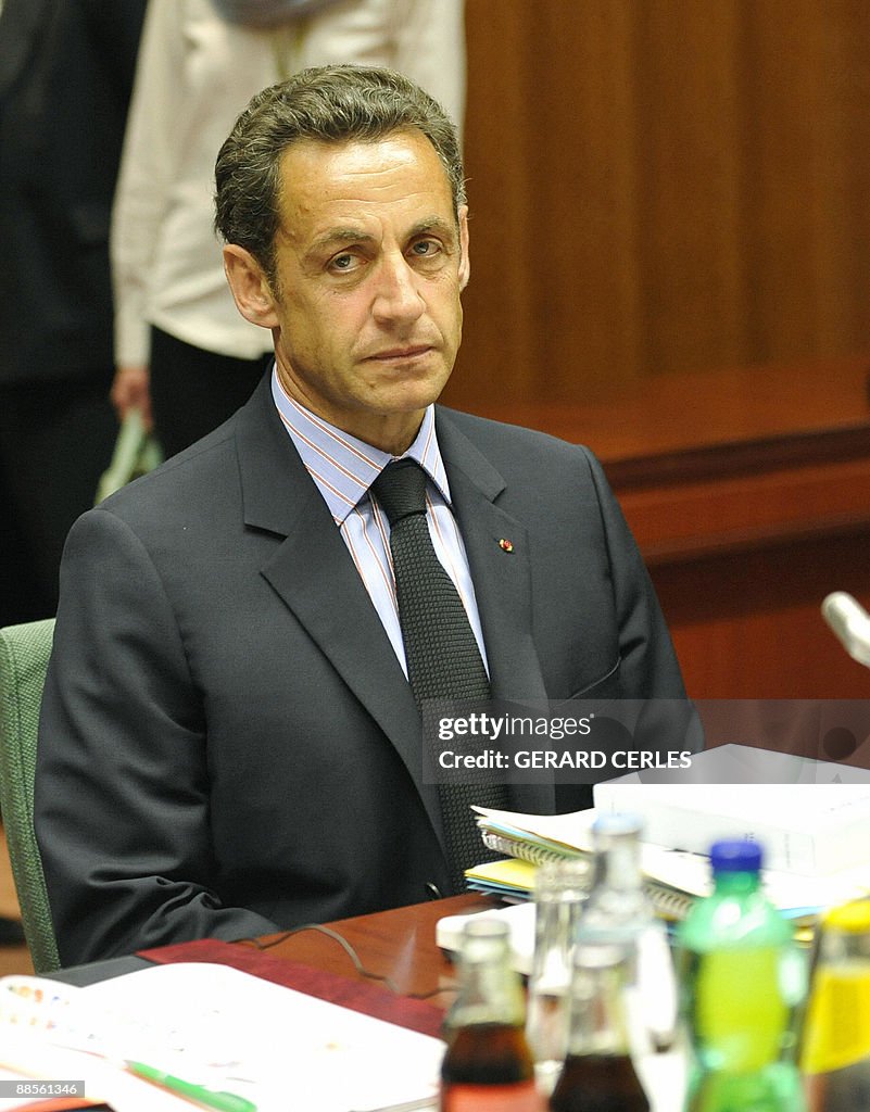 French President Nicolas Sarkozy Is Pictured Prior To A Working News french-president-nicolas-sarkozy-is-pictured-prior-to-a-working-news