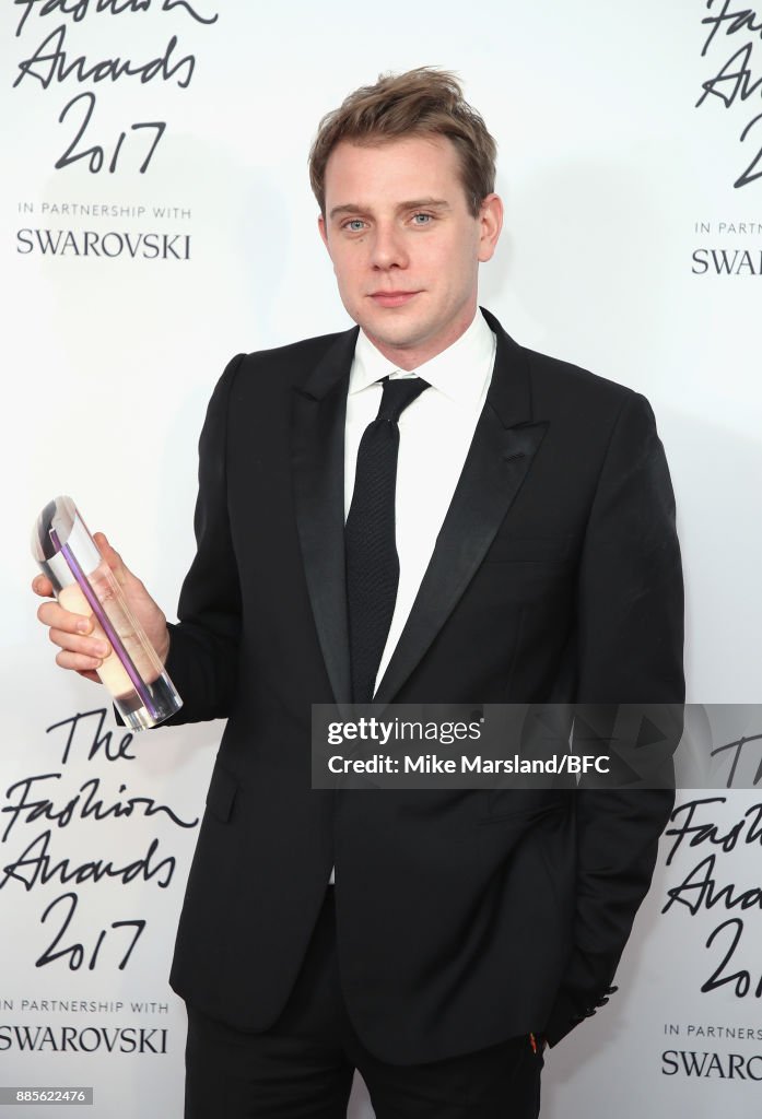 The Fashion Awards 2017 In Partnership With Swarovski - Winners Room