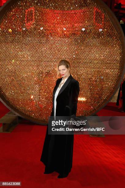 Malgosia Bela attends the Swarovski Prolouge at The Fashion Awards 2017 in partnership with Swarovski at Royal Albert Hall on December 4, 2017 in...