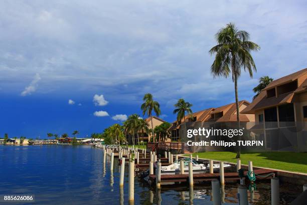 usa, florida, fort myers beach. - fort myers stock pictures, royalty-free photos & images