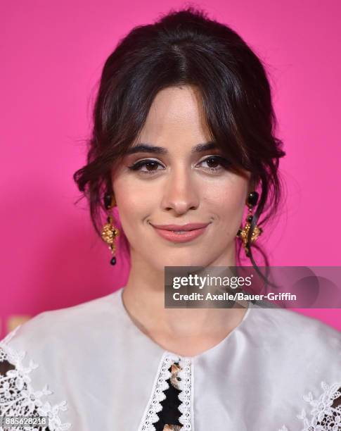 Singer Camila Cabello arrives at the Billboard Women In Music 2017 at The Ray Dolby Ballroom at Hollywood & Highland Center on November 30, 2017 in...