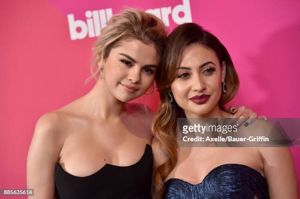 Singer/actress Selena Gomez and actress Francia Raisa arrive at the Billboard Women In Music 2017 at The Ray Dolby Ballroom at Hollywood & Highland...
