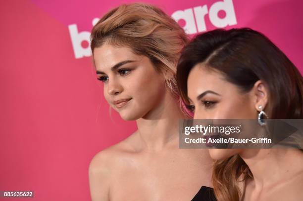 Singer/actress Selena Gomez and actress Francia Raisa arrive at the Billboard Women In Music 2017 at The Ray Dolby Ballroom at Hollywood & Highland...