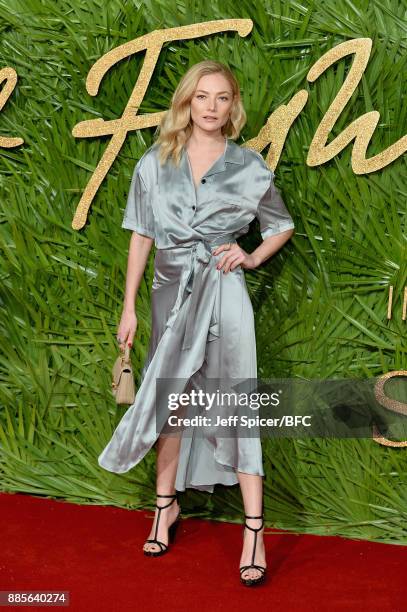 Clara Paget attends The Fashion Awards 2017 in partnership with Swarovski at Royal Albert Hall on December 4, 2017 in London, England.