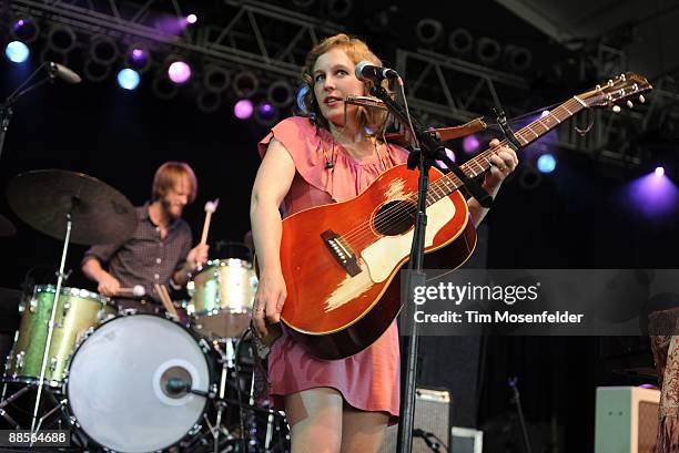 Tift Merritt performs as part of Day Two of the 2009 Bonnaroo Music and Arts Festival on June 12, 2009 in Manchester, Tennessee.