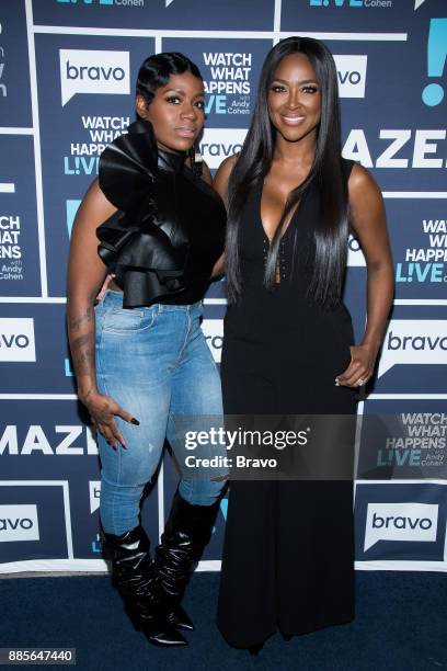 Pictured : Fantasia Barrino and Kenya Moore --