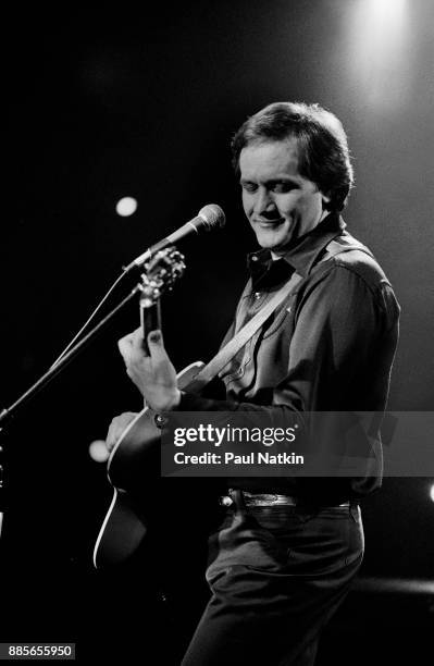 Roger Miller performing at the WTTW Studios for a taping of Soundstage in Chicago, Illinois, May 9, 1982.