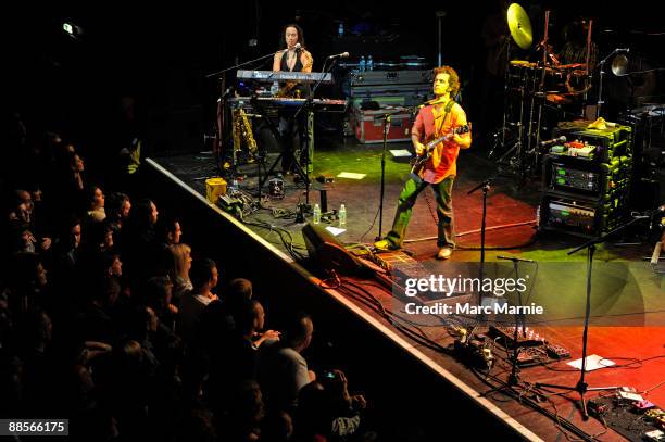 Dweezil Zappa performs on stage at The Picture House on June 18, 2009 in Edinburgh, Scotland.