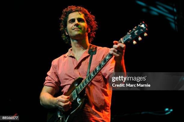 Dweezil Zappa performs on stage at The Picture House on June 18, 2009 in Edinburgh, Scotland.