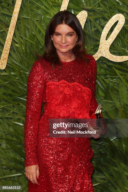 Natalie Massenet attends The Fashion Awards 2017 in partnership with Swarovski at Royal Albert Hall on December 4, 2017 in London, England.