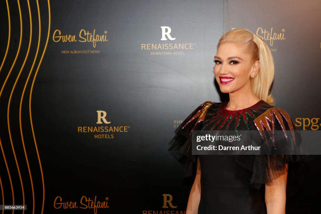 Gwen Stefani Performs at the Opening of the Renaissance Downtown Hotel, Dubai for Marriott Rewards & SPG Members