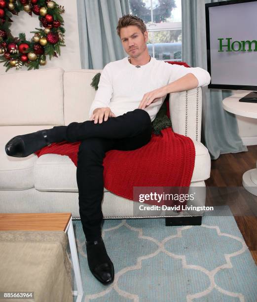 Actor Chad Michael Murray visits Hallmark's "Home & Family" at Universal Studios Hollywood on December 4, 2017 in Universal City, California.