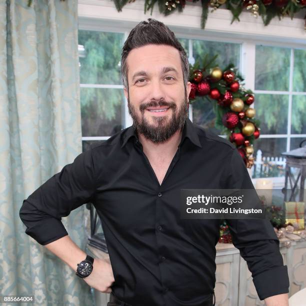 Chef Fabio Viviani visits Hallmark's "Home & Family" at Universal Studios Hollywood on December 4, 2017 in Universal City, California.