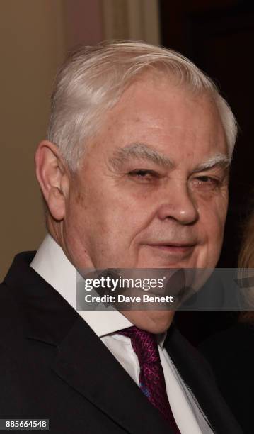 Lord Norman Lamont attends the launch of the new book "Mother Anguish: A Memoir" by Basia Briggs at The Ritz on December 4, 2017 in London, England.