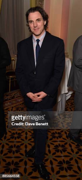 Sacha Newley attends the launch of the new book "Mother Anguish: A Memoir" by Basia Briggs at The Ritz on December 4, 2017 in London, England.