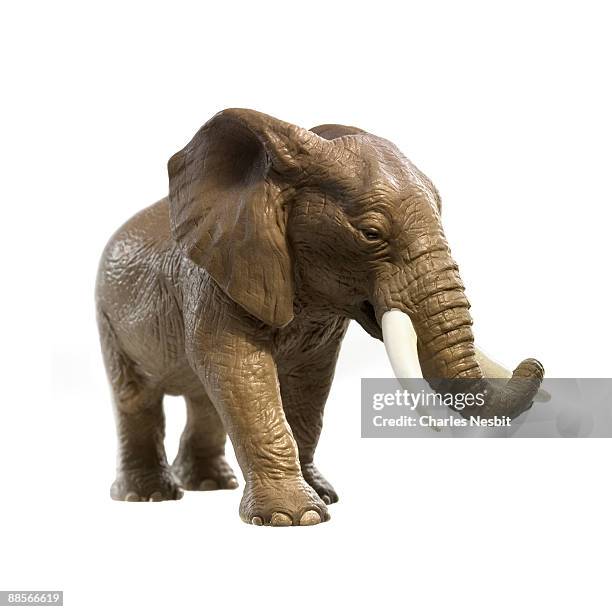 elephant toy - toy animal stock-fotos und bilder