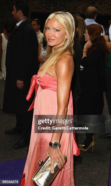 Caprice arrives at The Ralph Lauren Sony Ericsson WTA Tour Pre-Wimbledon Party at The Roof Gardens on June 18, 2009 in London, England.