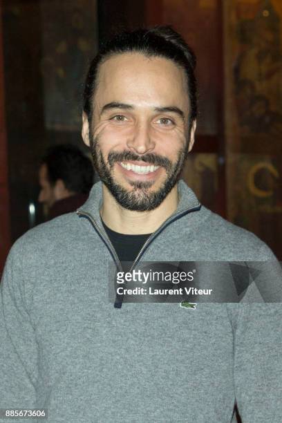Actor Assaad Bouab attends the 30th anniversary celebration of Institut du Monde Arabe Institut du Monde Arabe on December 4, 2017 in Paris, France.