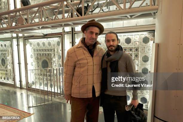 Actors Simon Abkarian and Assaad Bouab attend the 30th anniversary celebration of Institut du Monde Arabe Institut du Monde Arabe on December 4, 2017...
