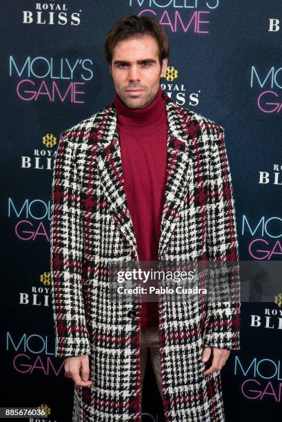 Spanish actor Angel Caballero attends 'Molly's Game' Madrid premiere at Capitol Cinema on December 4, 2017 in Madrid, Spain.