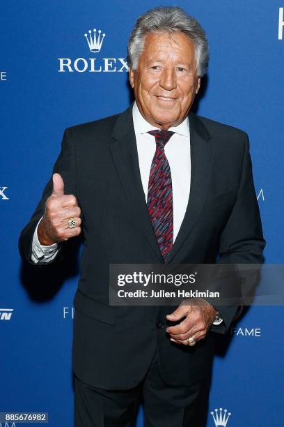 Formula 1 World Champion Mario Andretti attends the FIA Hall of Fame Induction ceremony at Automobile Club De France on December 4, 2017 in Paris,...
