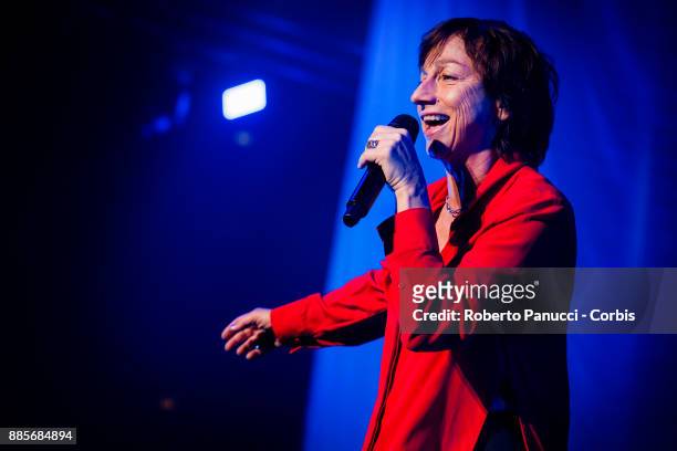 Gianna Nannini perform on stage on December 2, 2017 in Rome, Italy.