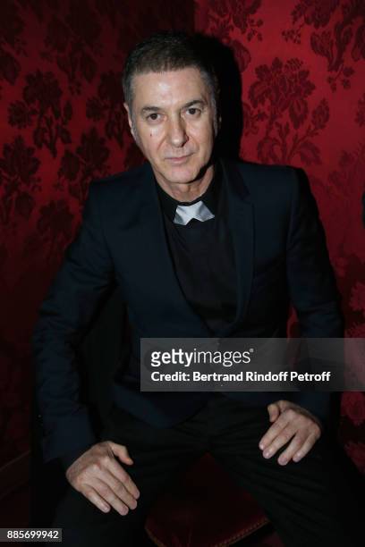 Futur Director of the "Jeanne Moreau Foundation", singer Etienne Daho attends the Tribute to Actress Jeanne Moreau at Odeon Theatre on December 4,...