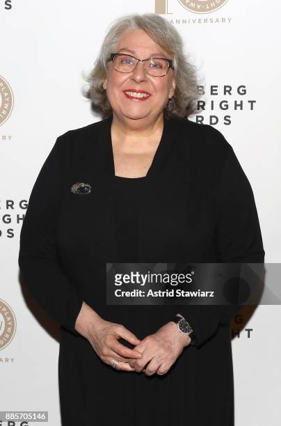 Jayne Houdyshell attend the 2017 Steinberg Playwright Awards honoring Ayad Akhtar and Lucas Hnath at Lincoln Center Theater on December 4, 2017 in...