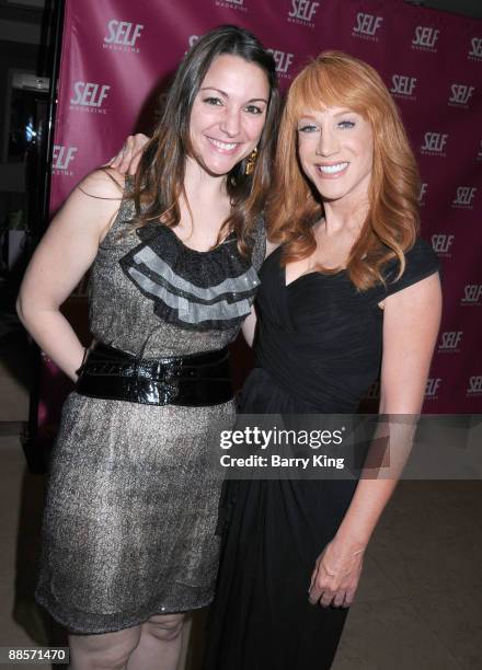 Magazine's Lindsey Benoit and Comic/TV personality Kathy Griffin arrives at the SELF Magazine Celebration of the July 2009 L.A. Issue held at Sunset...