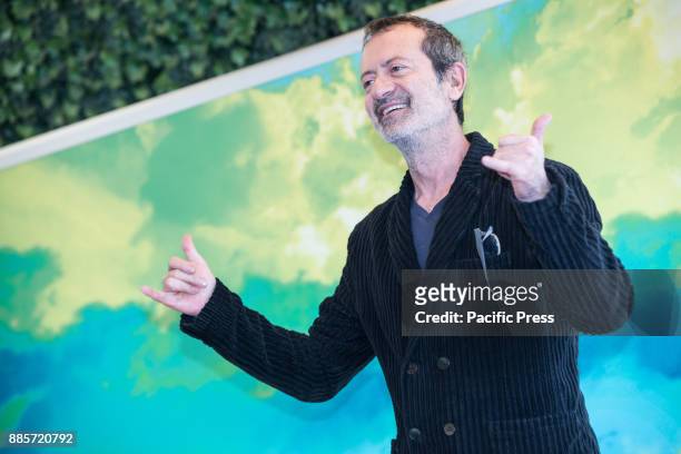 Italian actor Rocco Papaleo during the Photocall of the Italian movie "Il Premio", directed by Alessandro Gassmann, at the Hotel Bernini Bristol in...