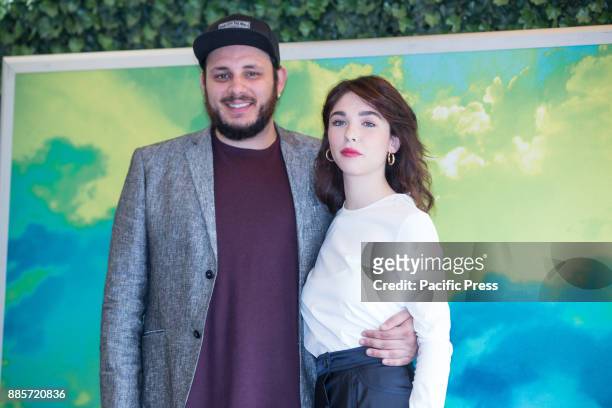 Italian actress Matilda De Angelis and Italian singer Marco Zitelli during the Photocall of the Italian movie "Il Premio", directed by Alessandro...