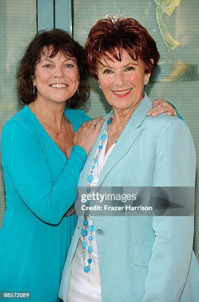 Actors Erin Moran and Marion Ross arrives at the Academy Of Television Arts & Sciences' "Father's Day Salute To TV Dads" on June 18, 2009 in North...
