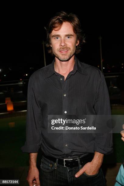 Actor Sam Trammell attends SELF Magazine's celebration for their July LA issue at the Sunset Tower on June 18, 2009 in West Hollywood, California.