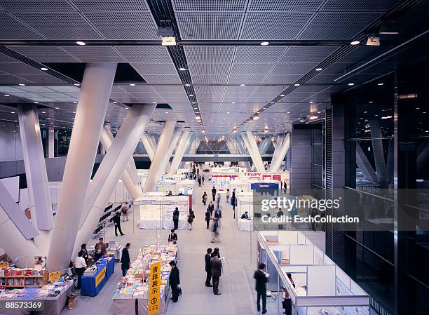 trade fair inside the tokyo international forum. - trade show ストックフォトと画像