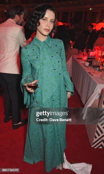 Billie JD Porter attends The Fashion Awards 2017 in partnership with Swarovski after party at Royal Albert Hall on December 4, 2017 in London,...